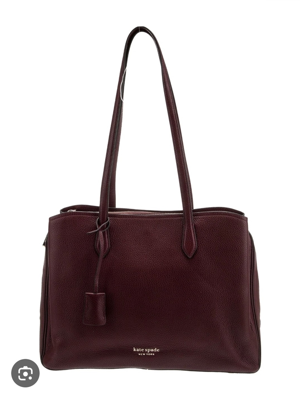kate spade Plum Leather Tote Bag